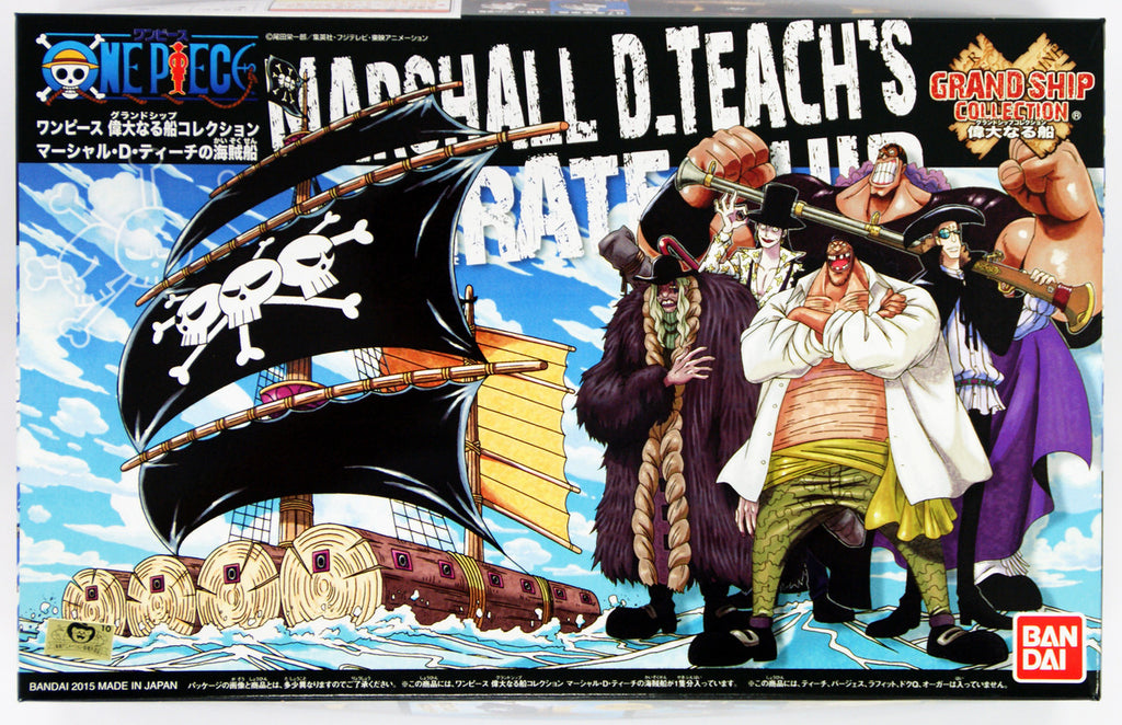 One Piece Grand Ship Collection Marshall D. Teach's Pirate Ship Model Kit