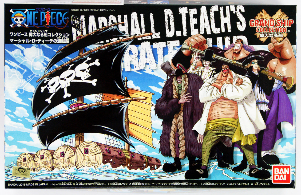 One Piece Grand Ship Collection Marshall D. Teach's Pirate Ship Model Kit