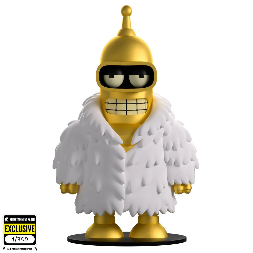 Youtooz Futurama Collection Bender the Offender Gold Chrome (EE Exclusive)