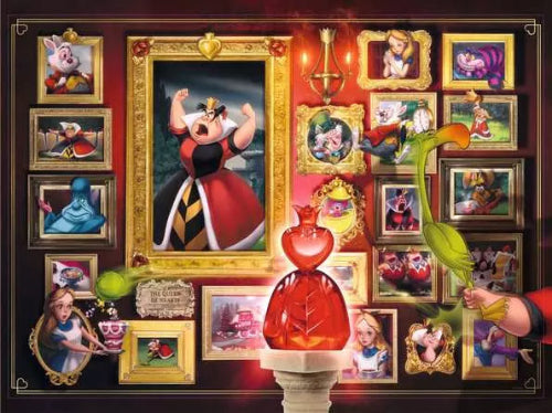 Disney Villainous 1000 pc Puzzle: Queen of Hearts