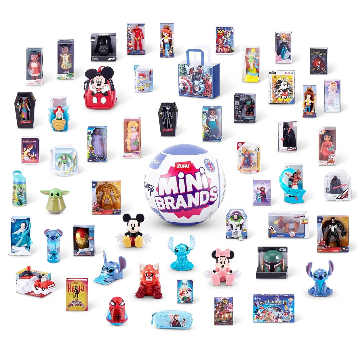 Mini Brands Disney Series 3 Blind-Box Mini-Figure Capsule