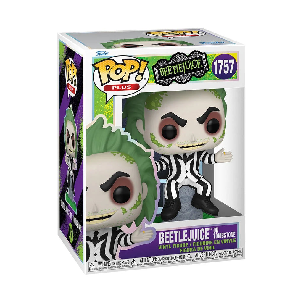 Funko Pop! Beetlejuice on Tombstone Vinyl Figure