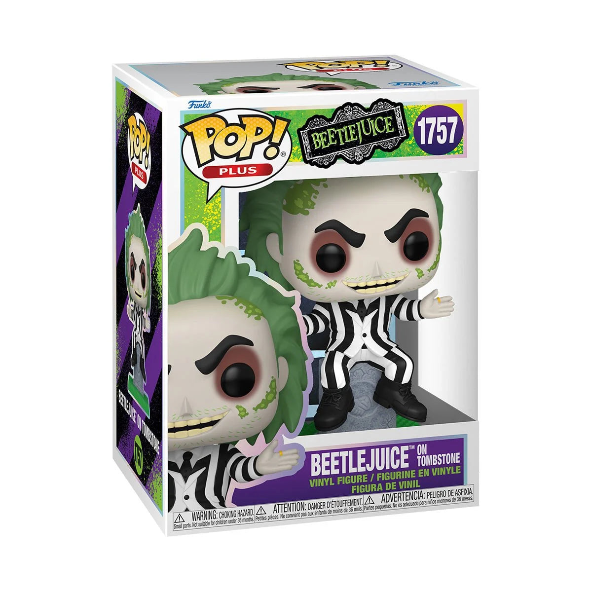 Funko Pop! Beetlejuice on Tombstone Vinyl Figure