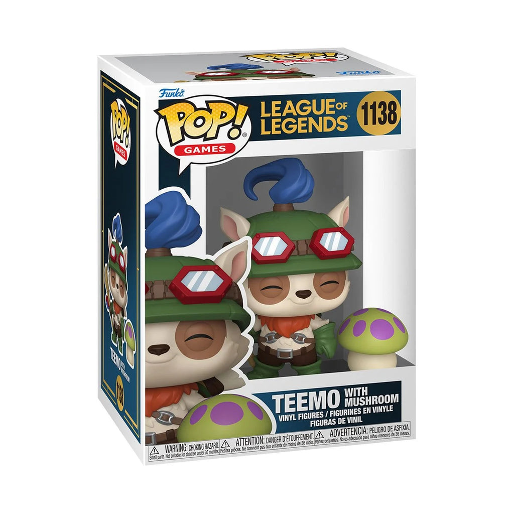 Funko Pop! League of Legends Teemo with Mushroom