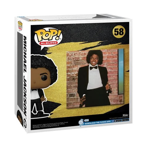 Funko Pop! Michael Jackson Off the Wall Album Figure #58 with Case
