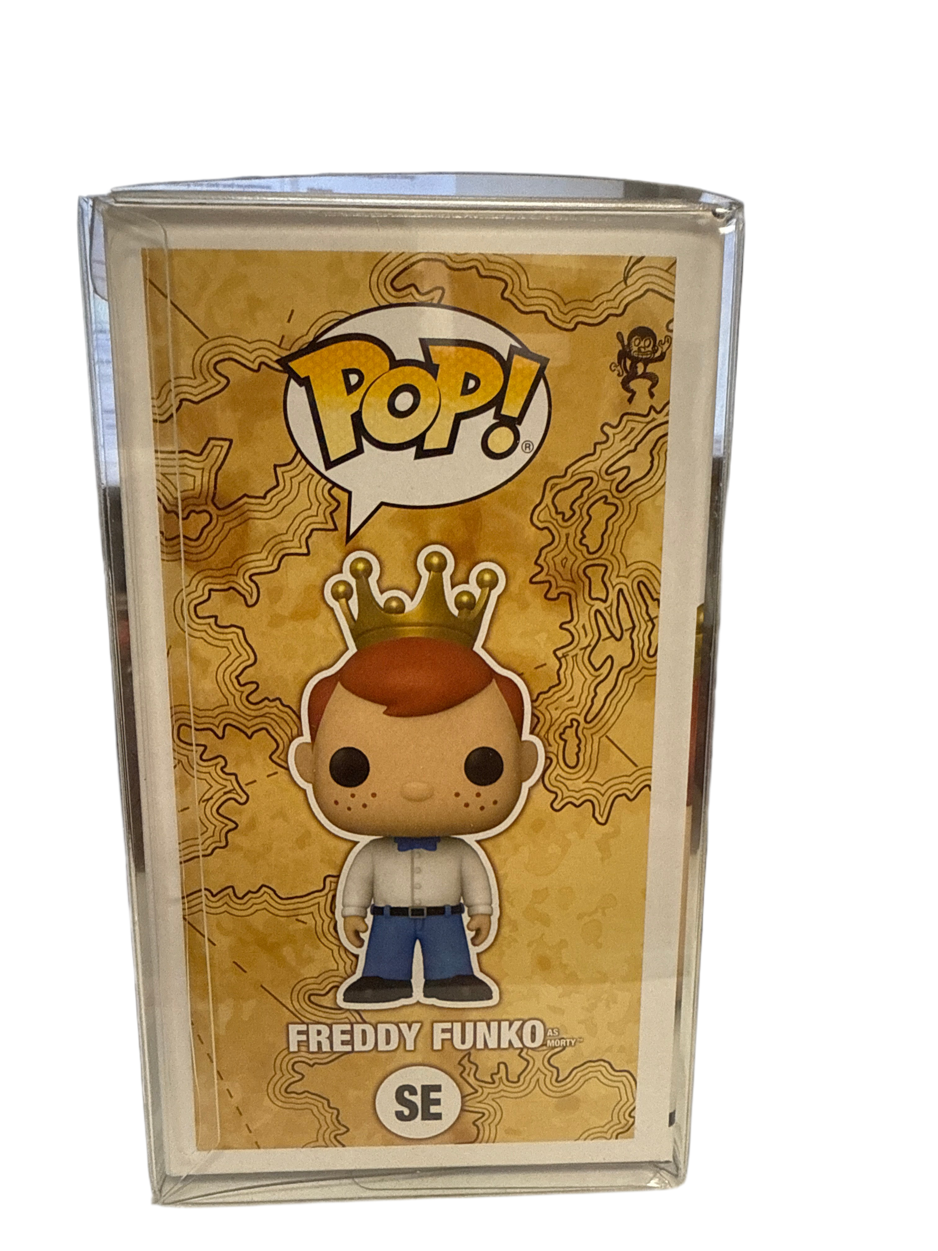 Funko Pop! Freddy Funko as Morty (GITD) (2024 Funtastic Voyage Sticker)