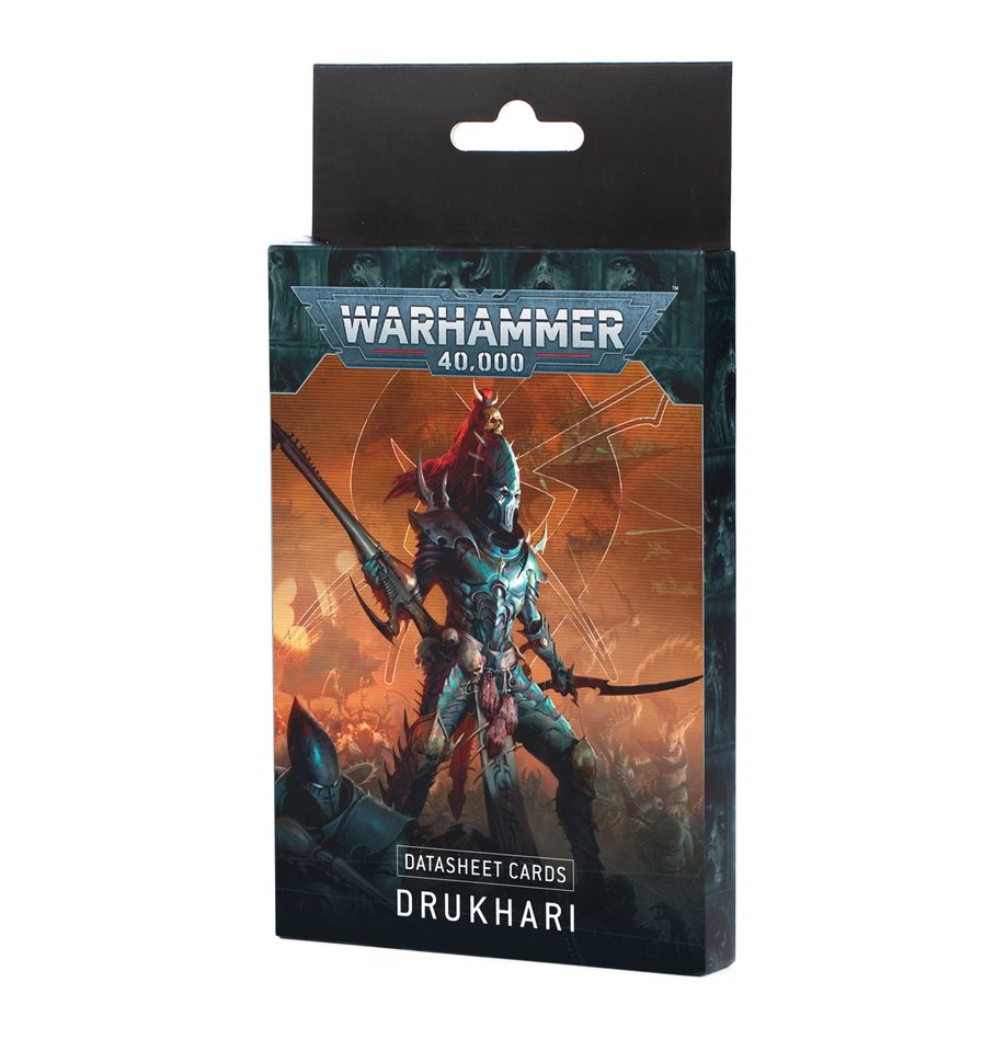 Warhammer 40k Datasheet Cards: Drukhari
