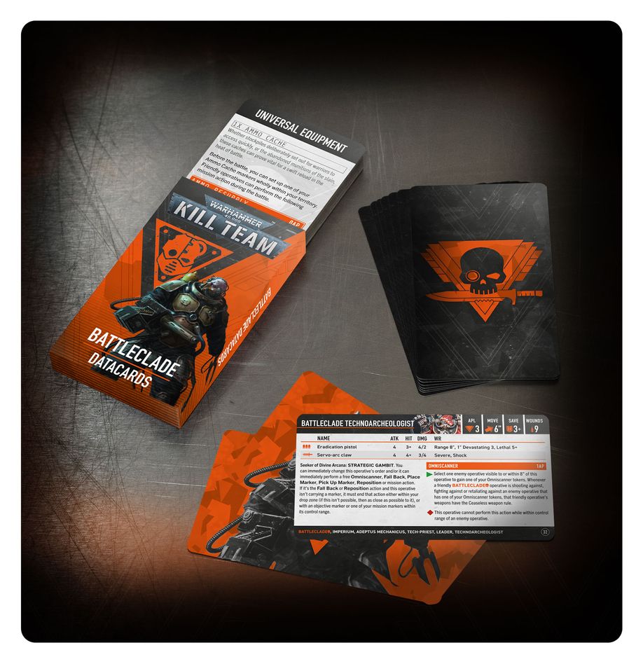 Warhammer 40k Kill Team: Battleclade – Datacards