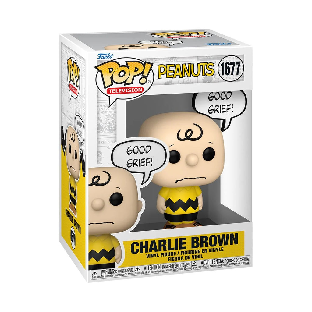 Funko Pop! Peanuts Charlie Brown Good Grief Vinyl Figure