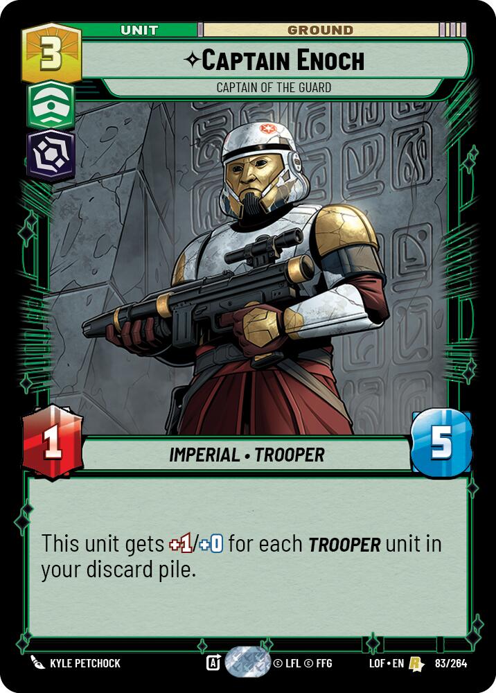 Captain Enoch - Captain of the Guard (83/264) (83/264) [Legends of the Force]