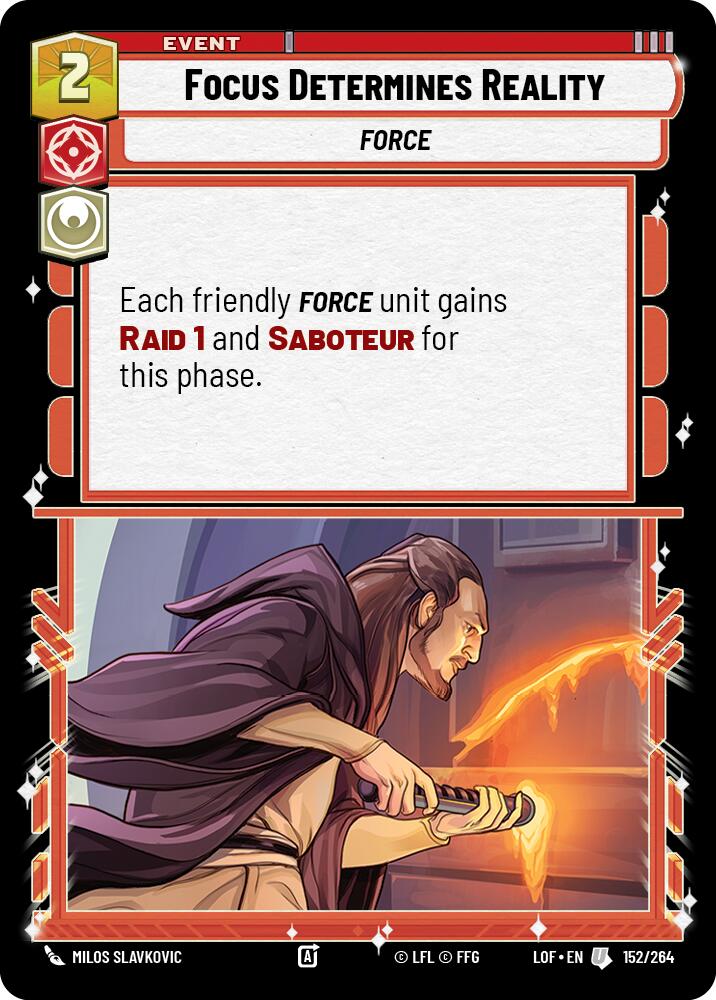 Focus Determines Reality (152/264) (152/264) [Legends of the Force]