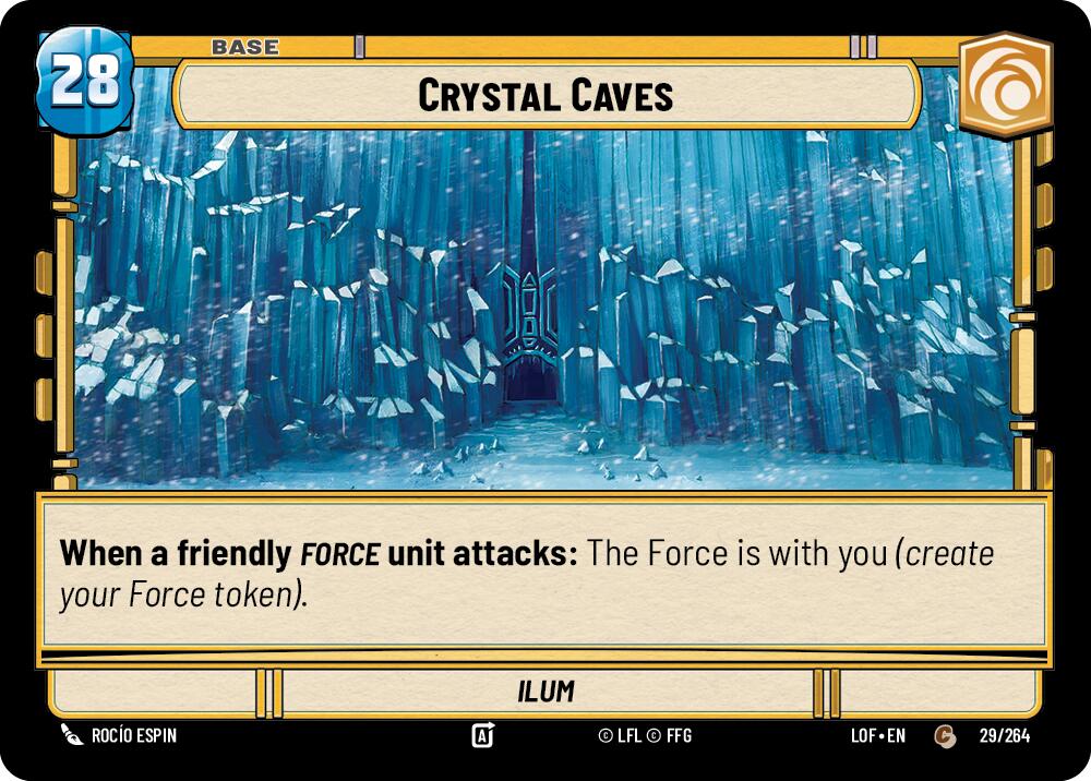 Crystal Caves // Shield (029/264 // T02/T03) (029/264 // T02/T03) [Legends of the Force]