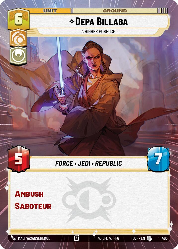 Depa Billaba (463) - A Higher Purpose (Hyperspace) (463) [Legends of the Force]