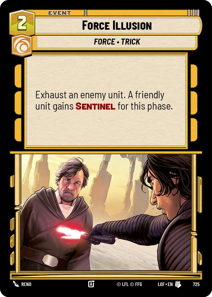 Force Illusion (725) (Foil) (725) [Legends of the Force]