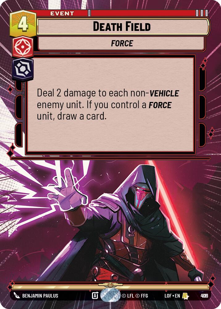 Death Field (881) (Hyperspace Foil) (881) [Legends of the Force]
