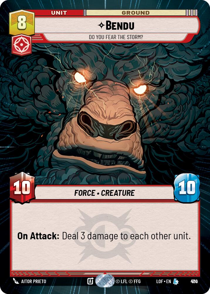 Bendu (910) - Do You Fear the Storm? (Hyperspace Foil) (910) [Legends of the Force]