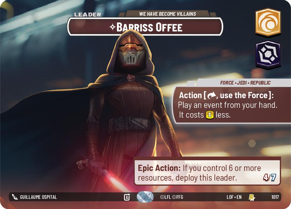 Barriss Offee (1017) - We Have Become Villains (Showcase) (1017) [Legends of the Force]