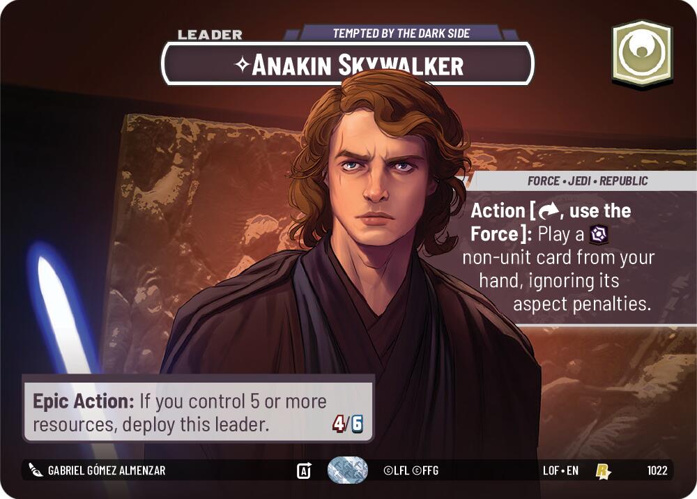 Anakin Skywalker (1022) - Tempted by the Dark Side (Showcase) (1022) [Legends of the Force]