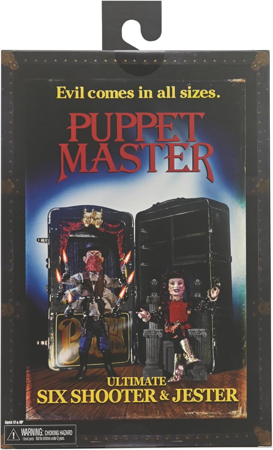 NECA - Puppet Master 7" Scale Action Figure - Ultimate Six-Shooter & Jester