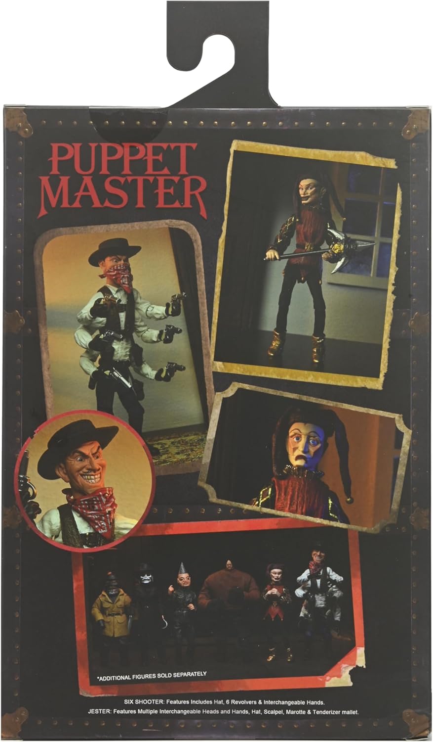 NECA - Puppet Master 7" Scale Action Figure - Ultimate Six-Shooter & Jester