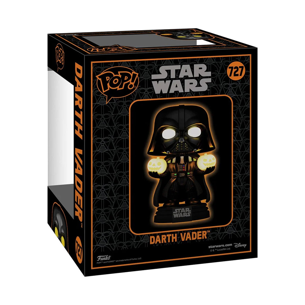 Super Funko Pop! Star Wars Darth Vader Halloween Light-Up Vinyl Figure