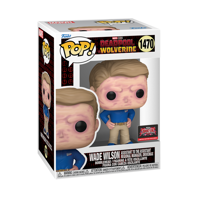 Funko Pop! Deadpool Wade Wilson (Target Con Sticker) w/ Soft Protector
