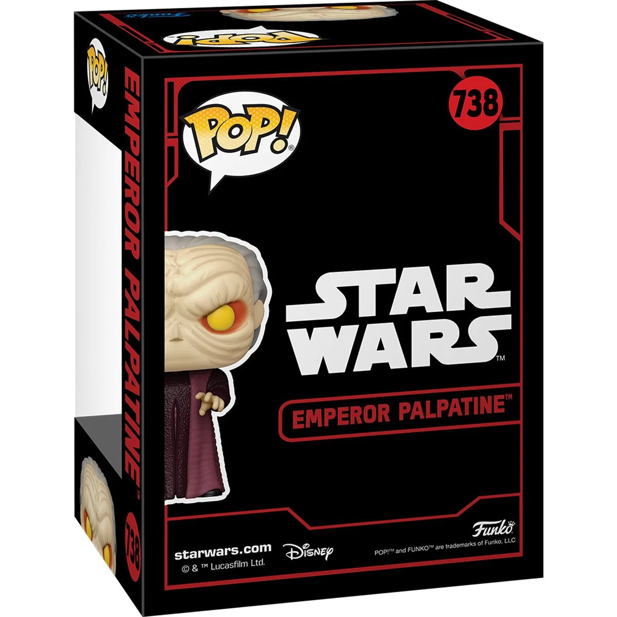 Funko Pop! Star Wars Dark Side Emperor Palpatine Vinyl Figure