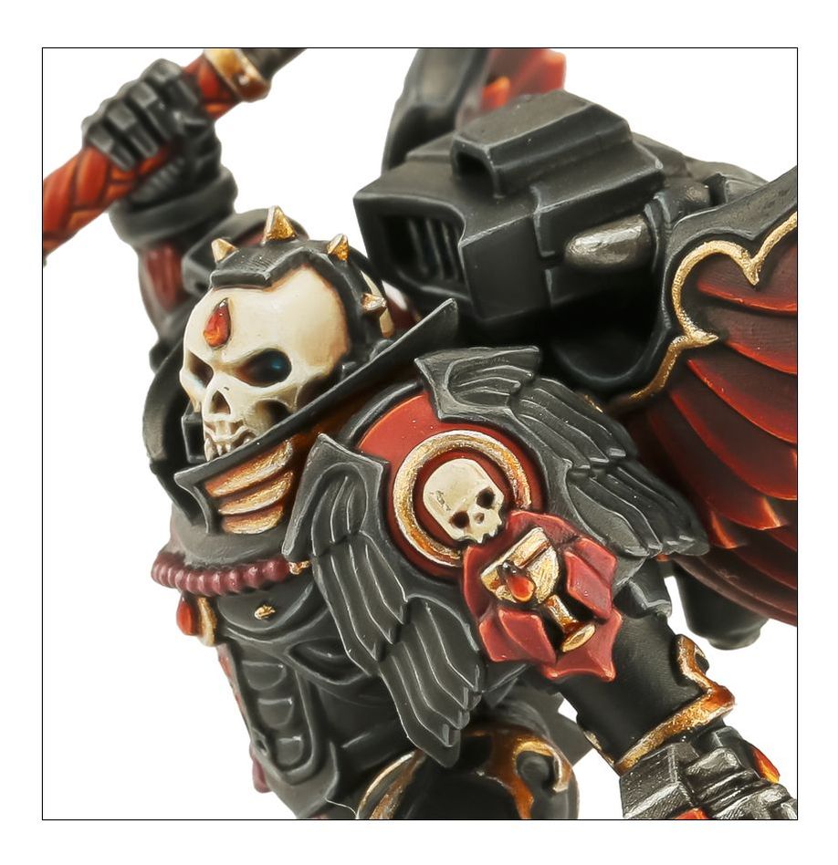 Warhammer 40K: Blood Angels Chaplain With Jump Pack