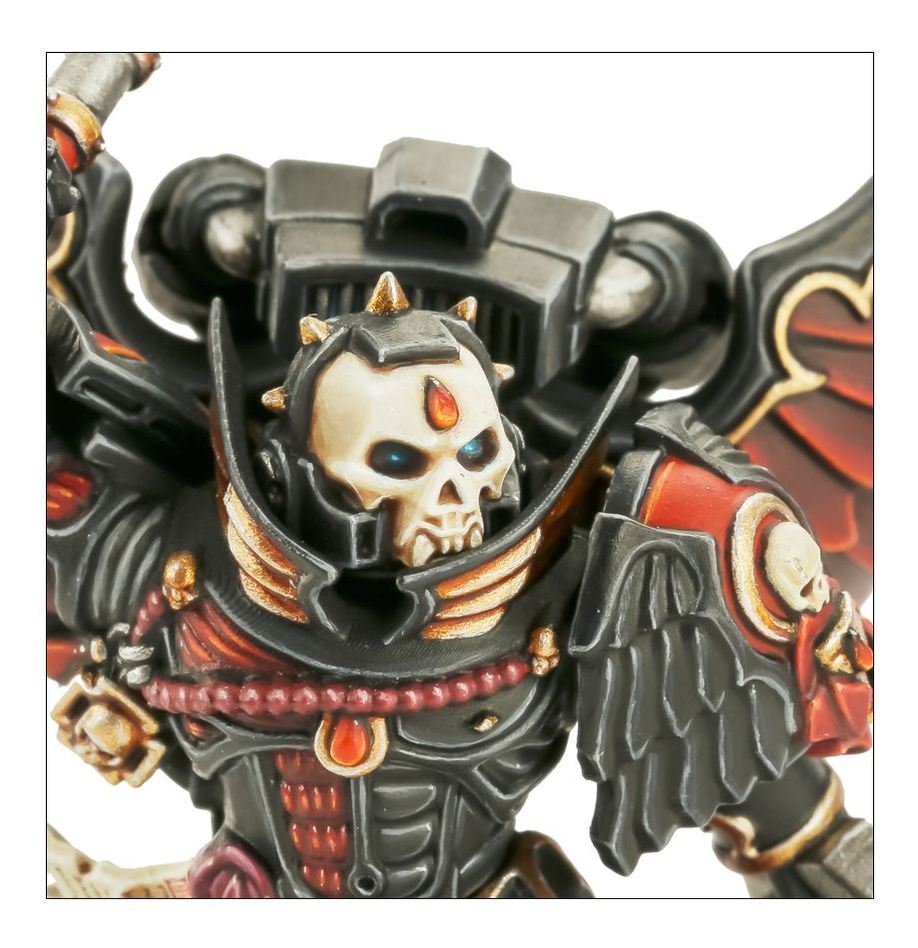Warhammer 40K: Blood Angels Chaplain With Jump Pack