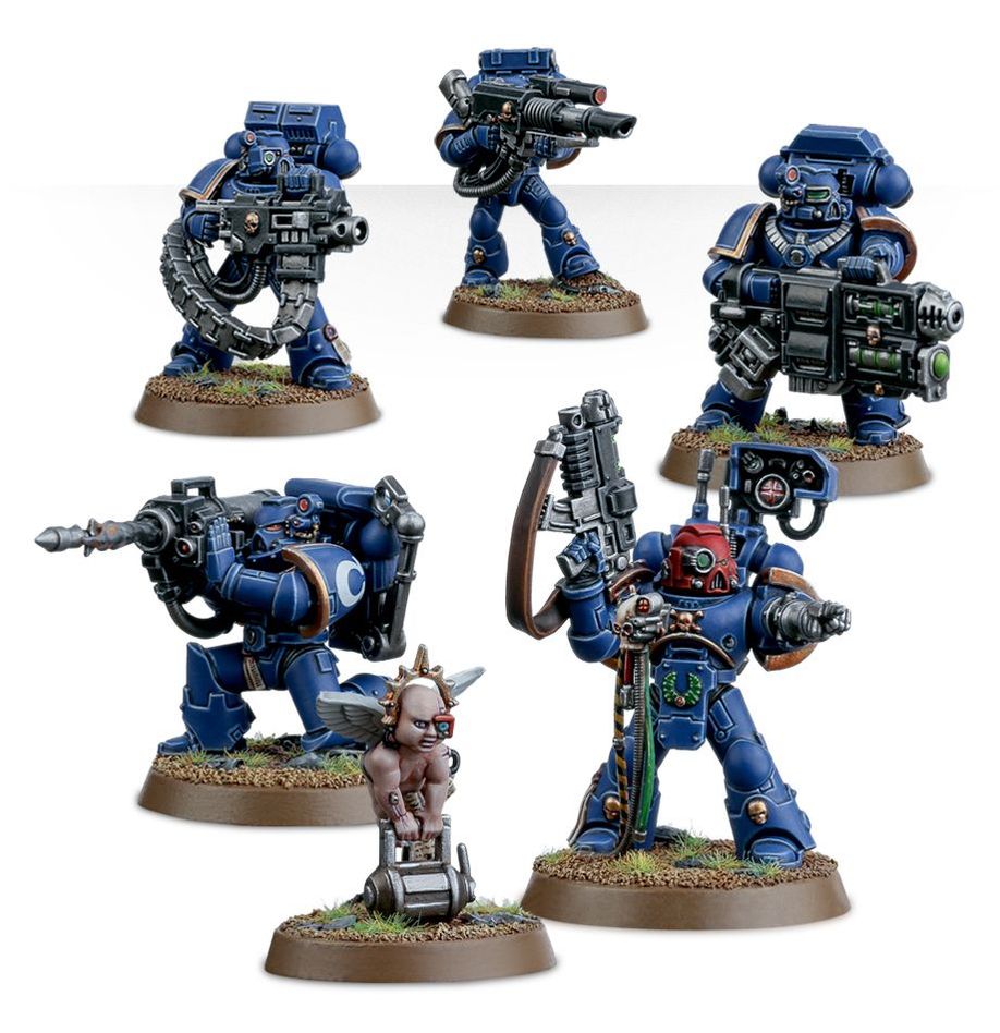 Warhammer 40K: Space Marines Devastator Squad