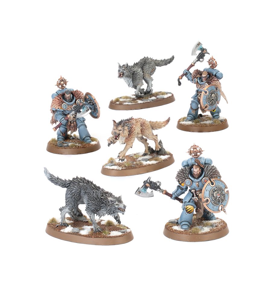 Warhammer 40k: Space Wolves Wolf Guard Headtakers
