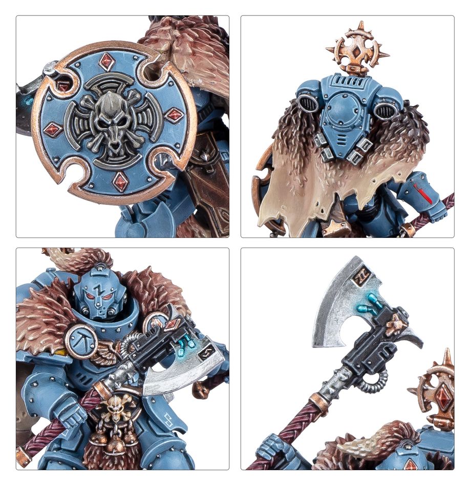 Warhammer 40k: Space Wolves Wolf Guard Headtakers