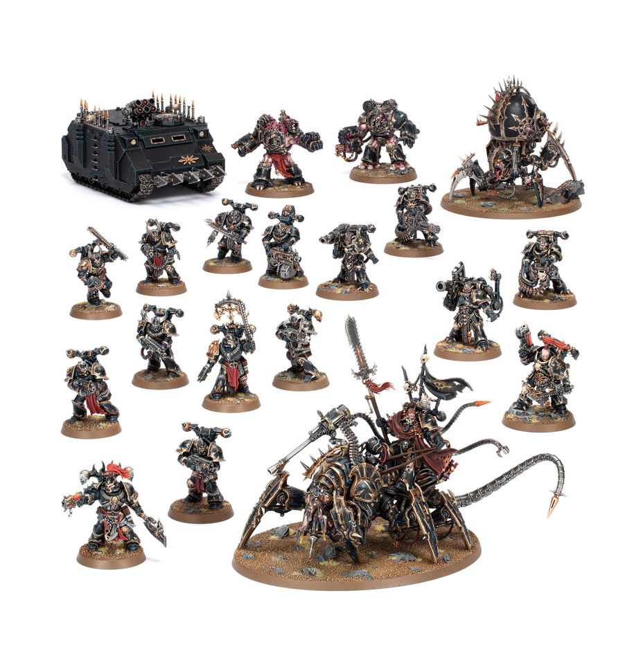Warhammer 40K: Chaos Space Marines Battleforce: Hellforged Warband