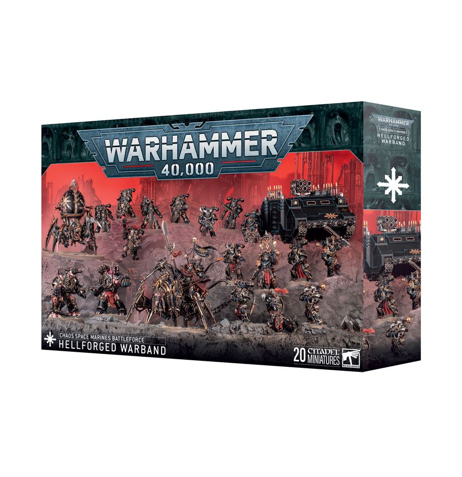 Warhammer 40K: Chaos Space Marines Battleforce: Hellforged Warband