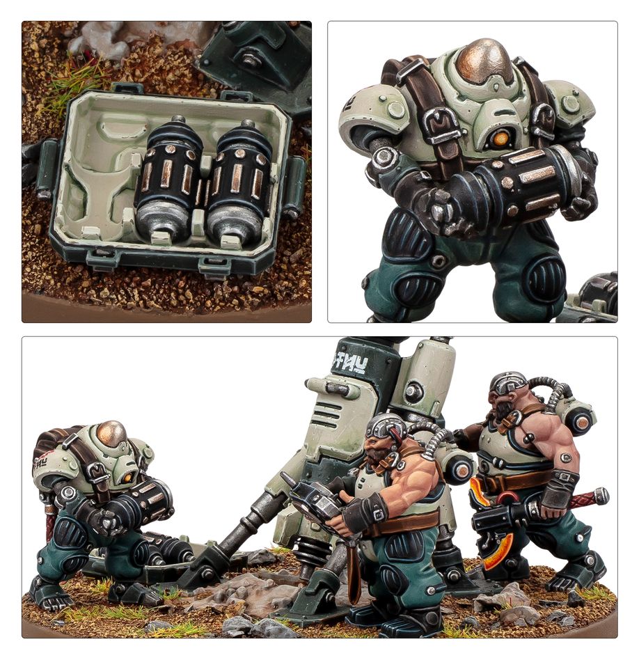Warhammer 40K: Leagues of Votann Cthonian Earthshakers
