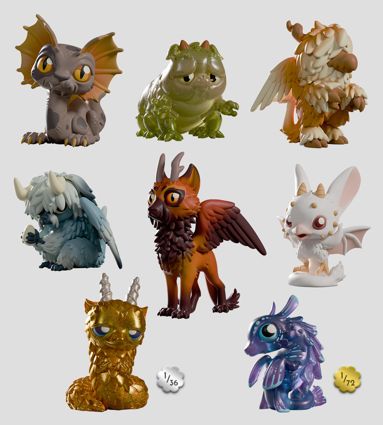 Kaleidos Creative - Chimeric Dragons Single Blind Box