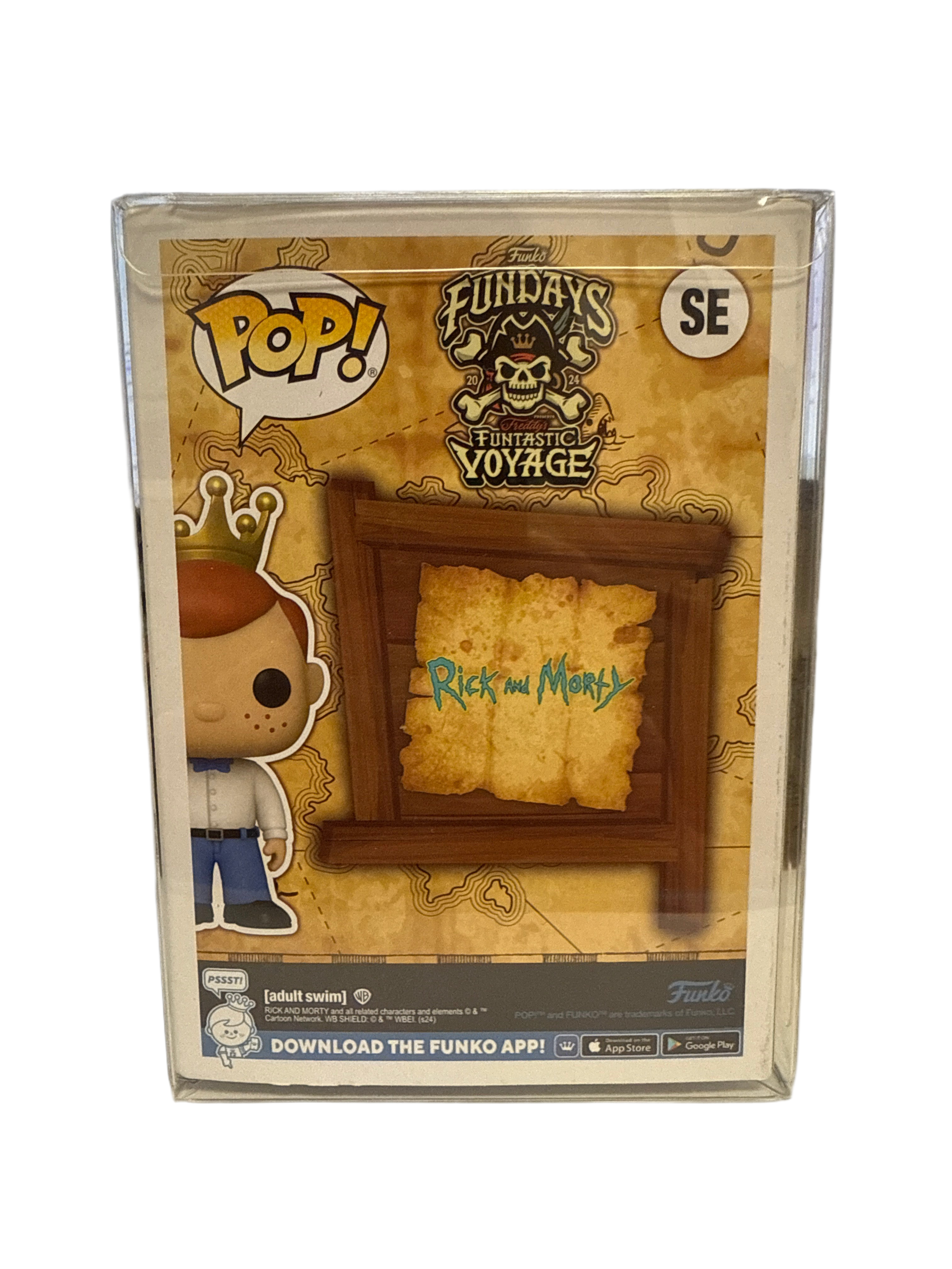 Funko Pop! Freddy Funko as Morty (GITD) (2024 Funtastic Voyage Sticker)