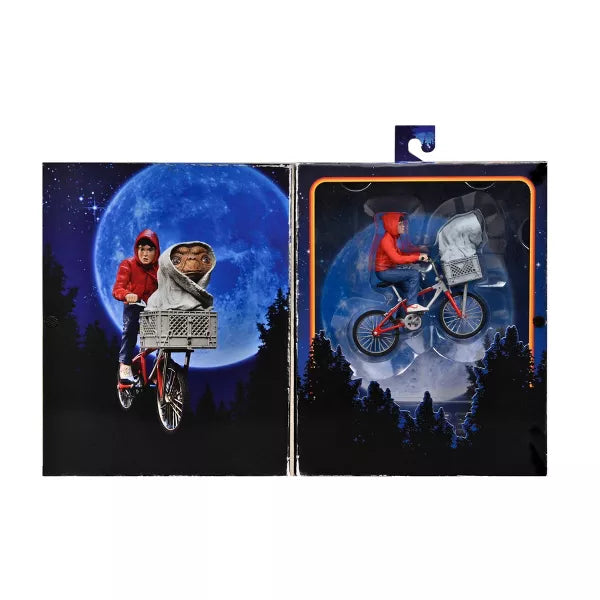 NECA E.T. 40th Anniversary Elliot & E.T. on Bicycle 7" Action Figure