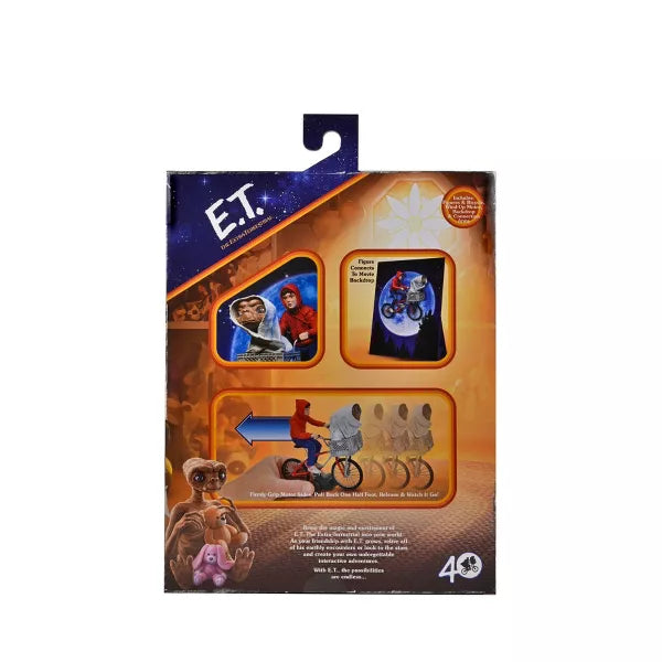 NECA E.T. 40th Anniversary Elliot & E.T. on Bicycle 7" Action Figure