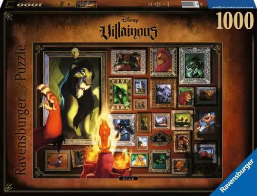 Disney Villainous 1000 pc Puzzle: Scar