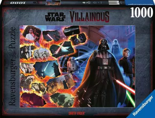 Disney Villainous 1000 pc Puzzle: Star Wars Darth Vader