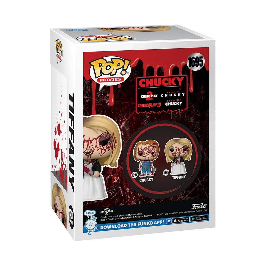 Funko Pop! Bride of Chucky Tiffany Bloody Vinyl Figure (EE Exclusive)