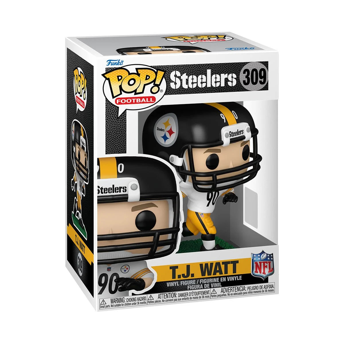 Funko Pop! NFL Steelers T.J. Watt Vinyl Figure