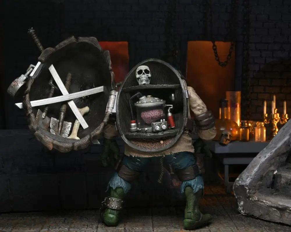 NECA Universal Monsters x Teenage Mutant Ninja Turtles 7-Inch Action Figure - Ultimate Leonardo as The Hunchback