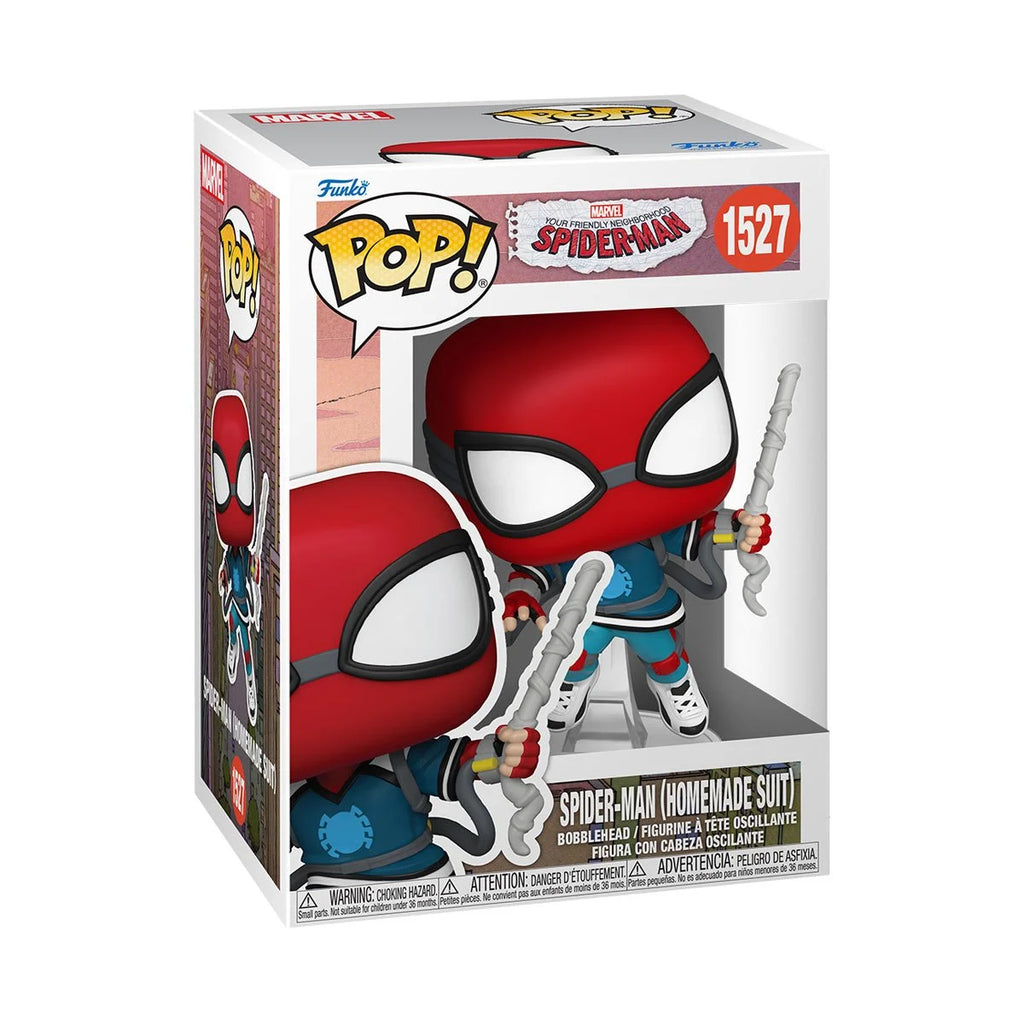 Funko Pop Friendly Neighborhood Spider-Man  (Homemade Suit) Vinyl Figure