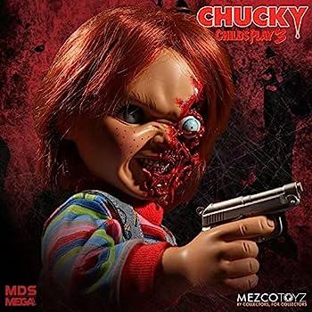 Child’s Play 3 Talking Pizza Face Chucky 15 Inch Mega Figure - Paradise Hobbies LLC