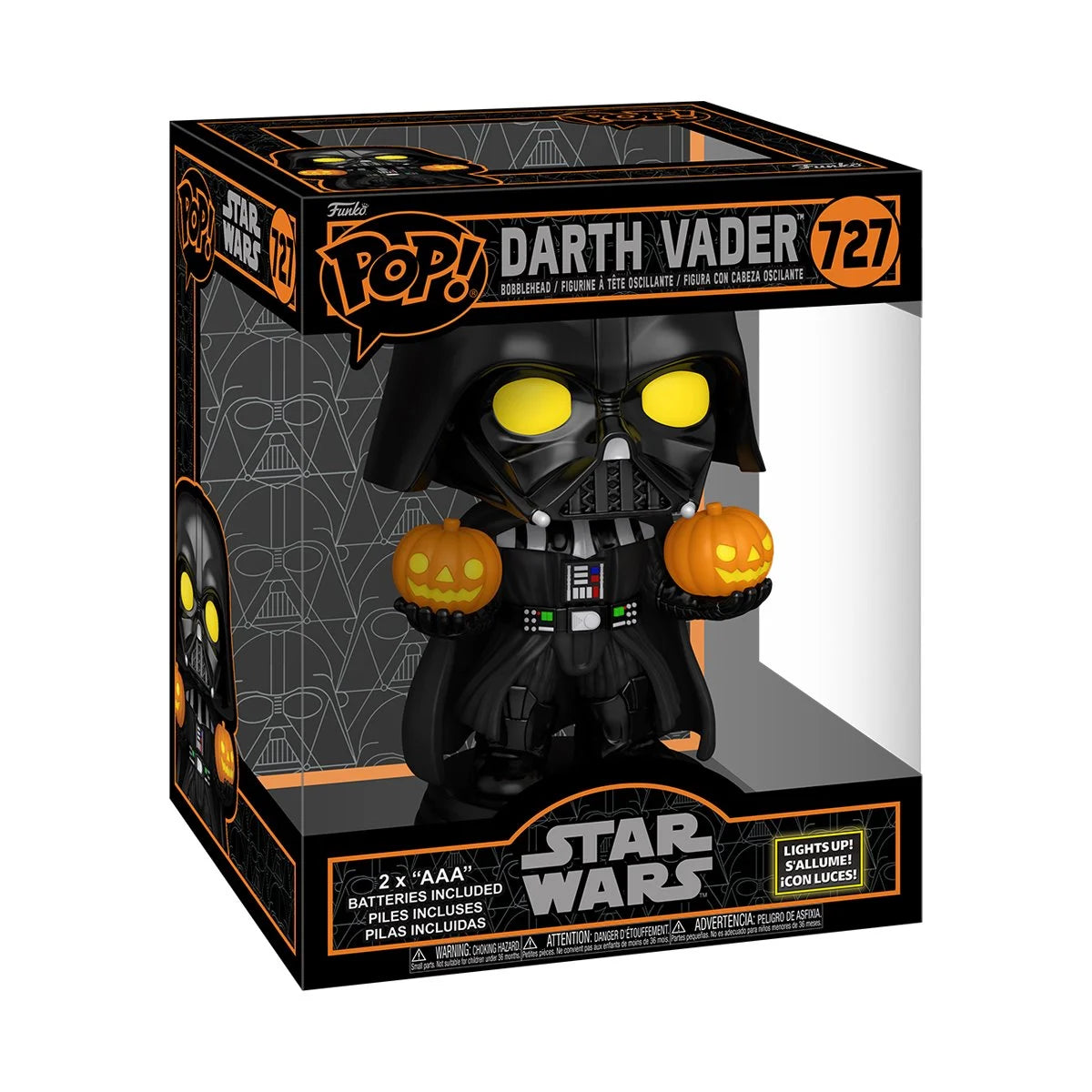 Super Funko Pop! Star Wars Darth Vader Halloween Light-Up Vinyl Figure