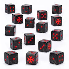 Warhammer 40K: Black Templars Dice