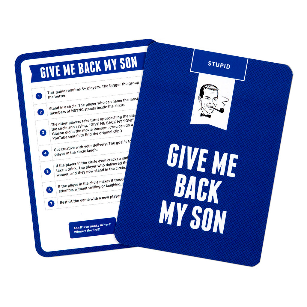 Drinking Games for People Who Never Drink Card Game - Paradise Hobbies LLC