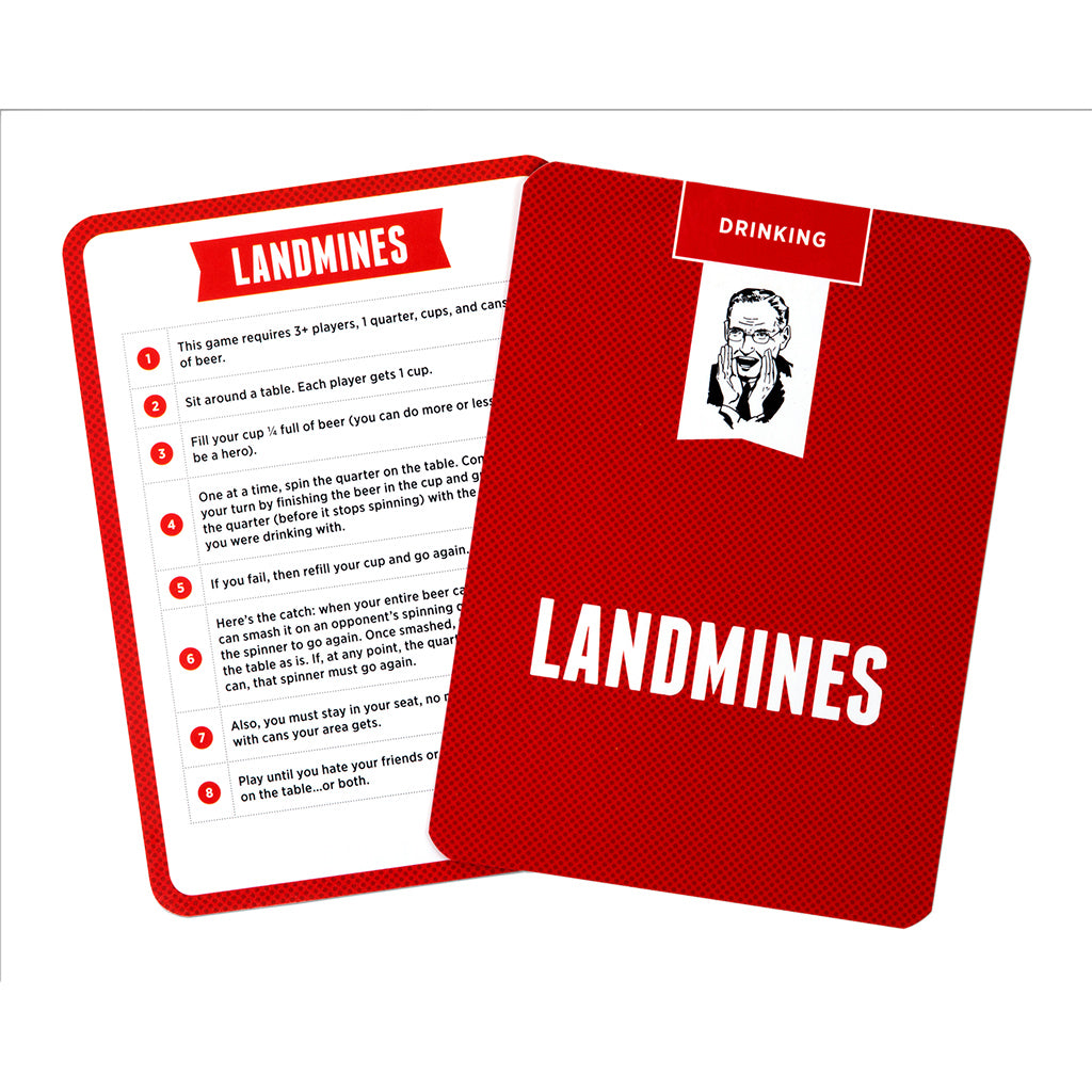 Drinking Games for People Who Never Drink Card Game - Paradise Hobbies LLC